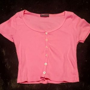 Pink Brandy Melville crop top